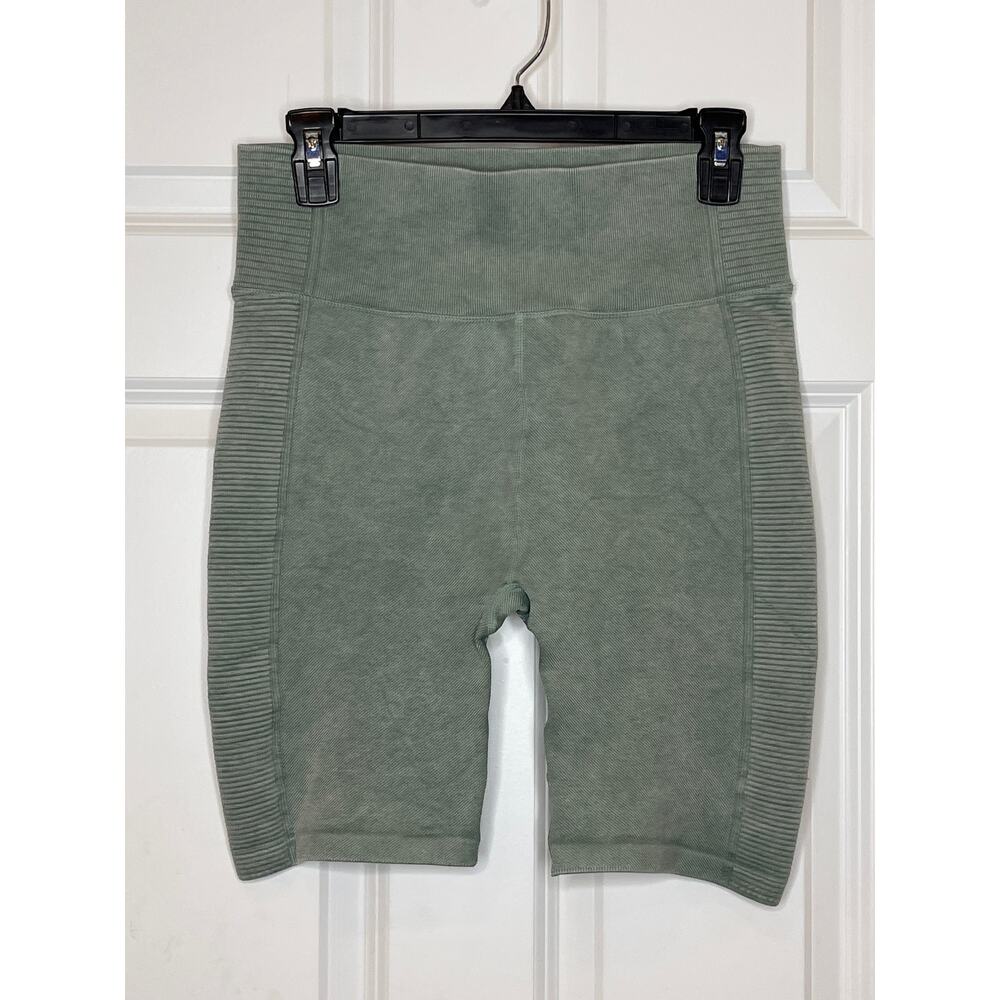 Harmony and Balance Slate Gray Blue Bike Shorts Medium
